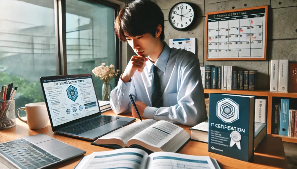 基本情報技術者難易度・資格取得まで何ヶ月？イメージ