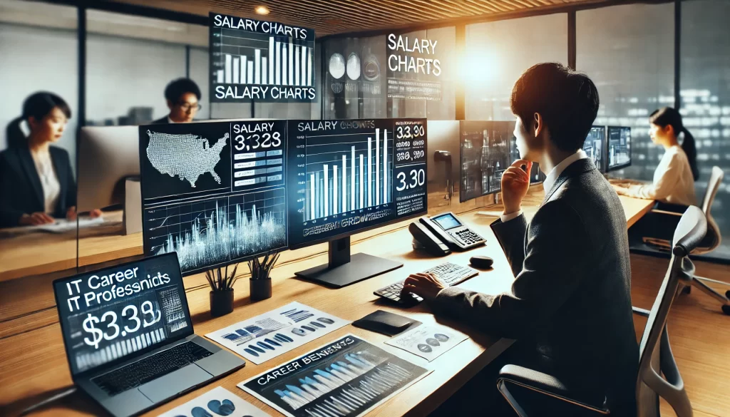 基本情報技術者活かせる仕事のメリットと年収イメージ