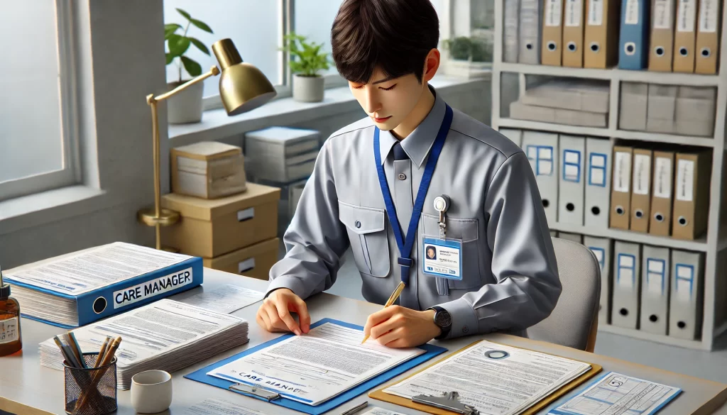 ケアマネジャー実務経験証明書イメージ