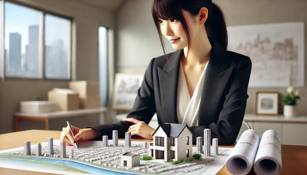 「宅地建物」の読み方イメージ