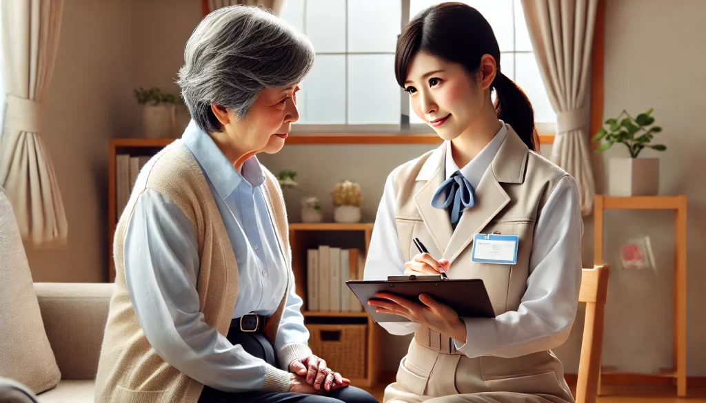 ケアマネジャーの主な仕事内容イメージ