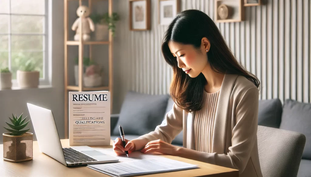 保育士免許正式名称と履歴書の書き方イメージ