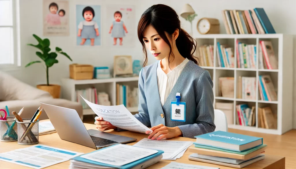 保育士免許正式名称と資格取得方法イメージ