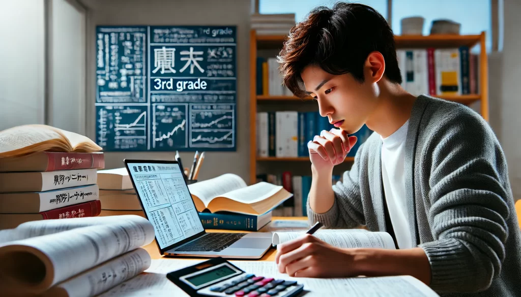 日商簿記3級の試験内容と難易度イメージ