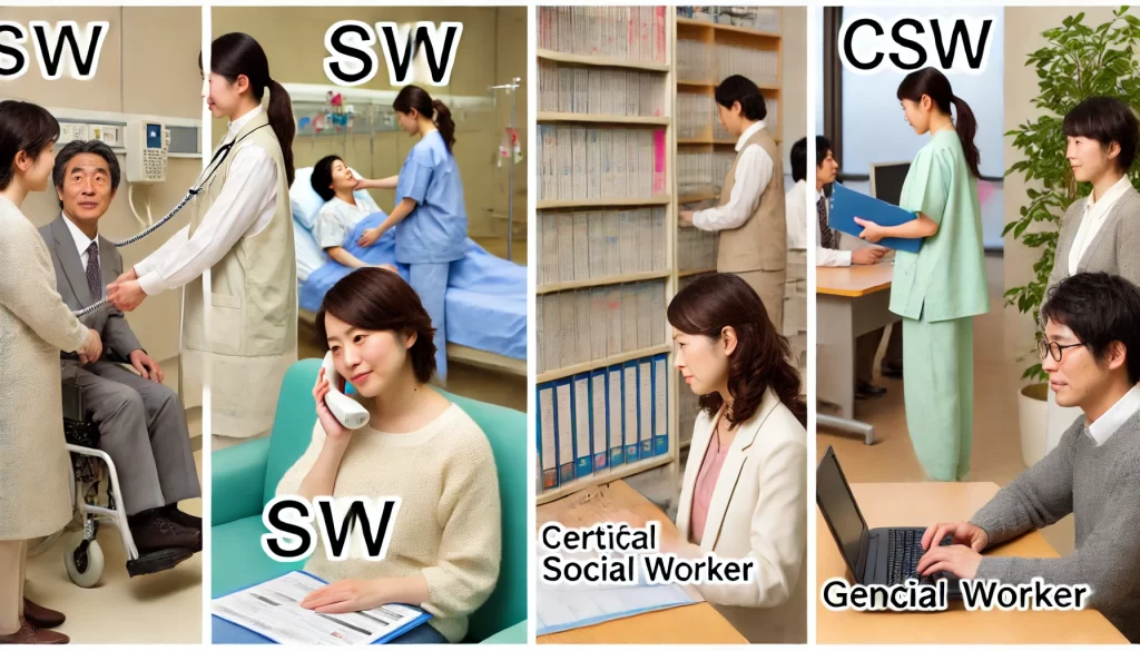 社会 福祉 士 略称とは？SW・CSW・MSWの違いイメージ