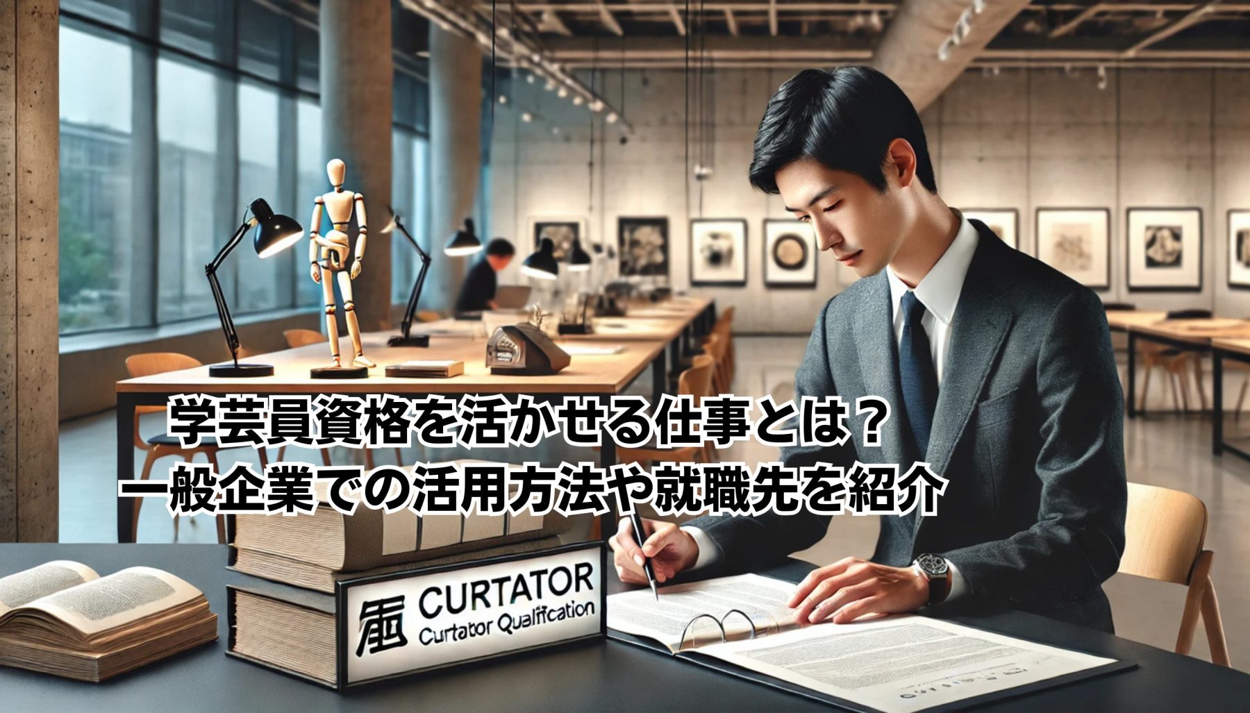 学芸員資格活かせる仕事とは？一般企業での活用方法や就職先を紹介イメージ