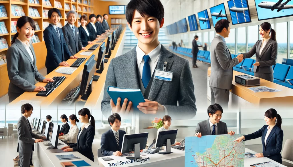 旅行業務取扱管理者活かせる仕事の種類とは？イメージ