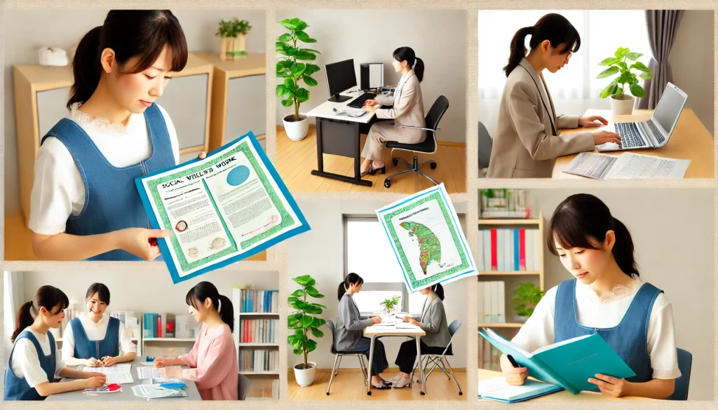 社会福祉士どこで働く？資格・受験資格・年収イメージ