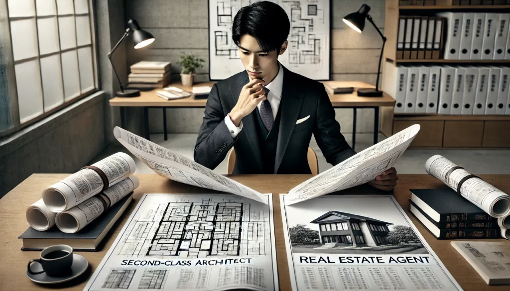 二級建築士と宅建士、どちらが難しい？イメージ